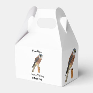 Ballotins Illustration d'oiseau américain Kestrel