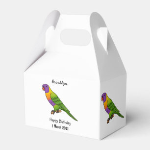 Ballotins Illustration d'oiseau de lorikeet arc-en-ciel