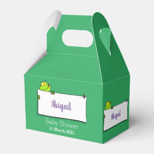 Ballotins Illustration du panneau de grenouille verte mignon