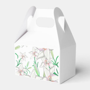 Ballotins Illustration White Lilies
