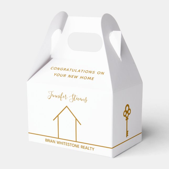 Ballotins Immobilier Société Chic Or Blanc Ménage (Verso)