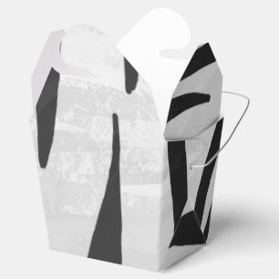 Ballotins Impression de tigre noir et blanc