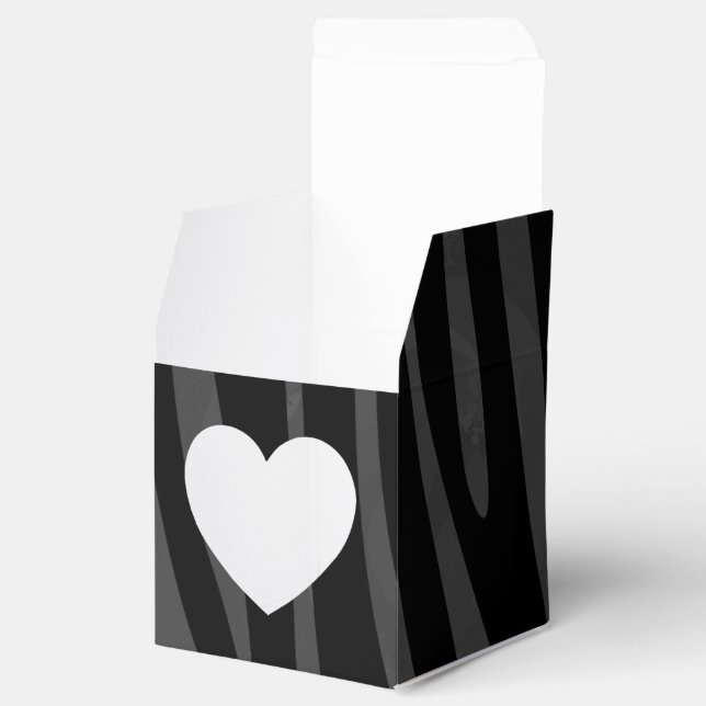 Ballotins Impression noire et grise Zebra (Ouvert)