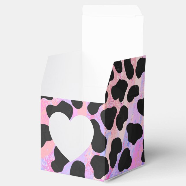 Ballotins Impression noire et rose dalmate (Ouvert)