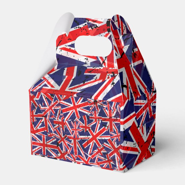 Ballotins Indicateur Union Jack | Drapeau britannique | Drap (Verso)