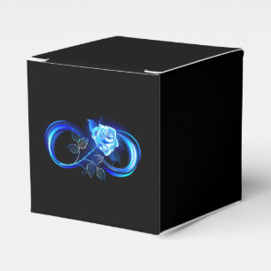 Ballotins Infini lumineux avec rose bleue