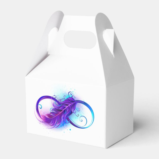 Ballotins Infinity with purple feather (Verso)