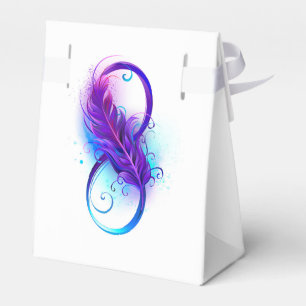 Ballotins Infinity with purple feather