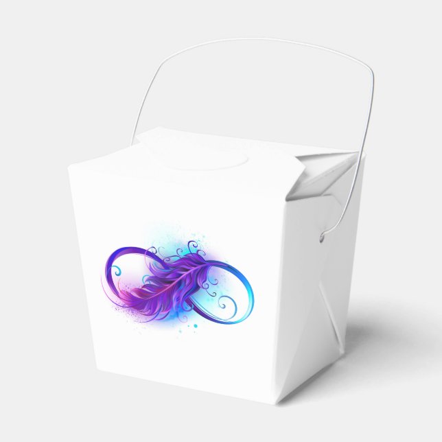 Ballotins Infinity with purple feather (Verso)