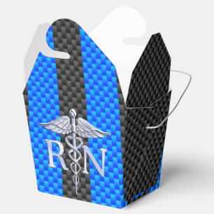 Ballotins Infirmière inscrite RN Caduceus Carbon Fiber Style