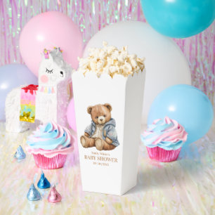 Ballotins Invitation à la baby shower Ours en peluche, peut 