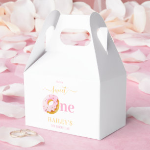 Ballotins Invitation d'anniversaire Sweet One Donuts, 1er an