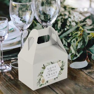 Ballotins Ivory Bloom   Cadre floral "L'amour est doux" Mari