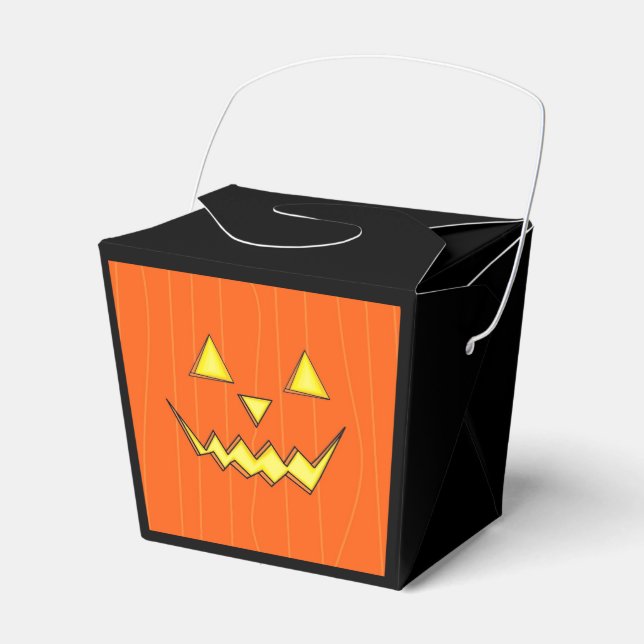 Ballotins Jack-O-Lantern Sortir Style Party Favoriser Box (Verso)