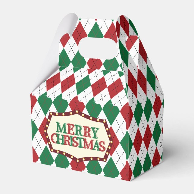 Ballotins Jacquard de Noël Motif (Verso)