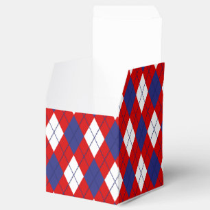 Ballotins Jacquard rouge, blanc, bleu carré 1 BALLOTIN