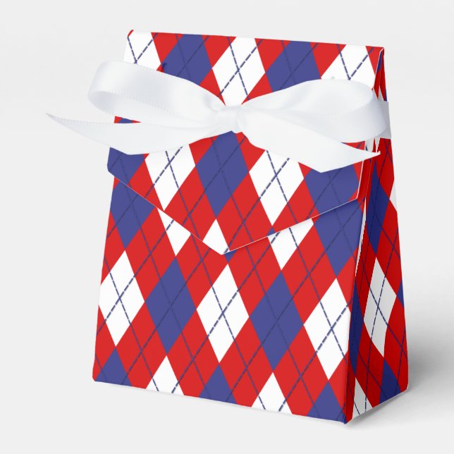 Ballotins Jacquard rouge, blanc, bleu tente 1 BALLOTIN (Verso)