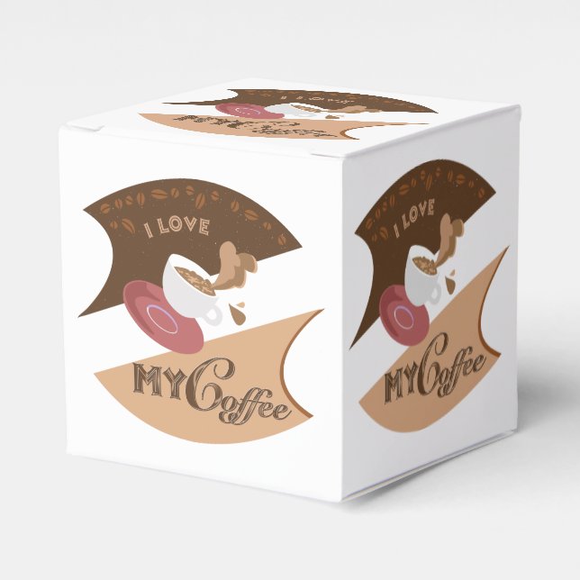 Ballotins J'aime mon café Retro Java (Verso)