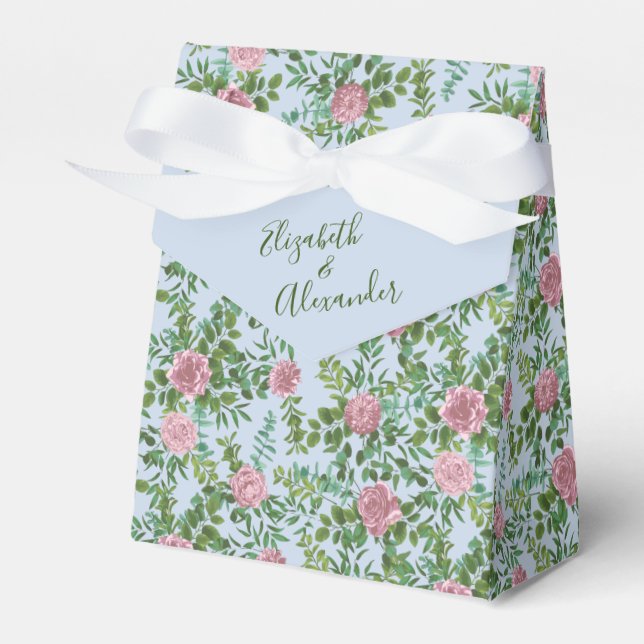 Ballotins Jardin de roses roses mariage de printemps (Verso)