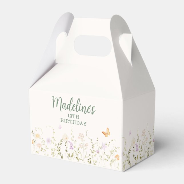Ballotins Jardin floral Whimsical Anniversaire (Verso)