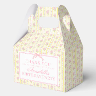 Ballotins Jaune Fantaisie Floral Fête d'Anniversaire Cadeau 