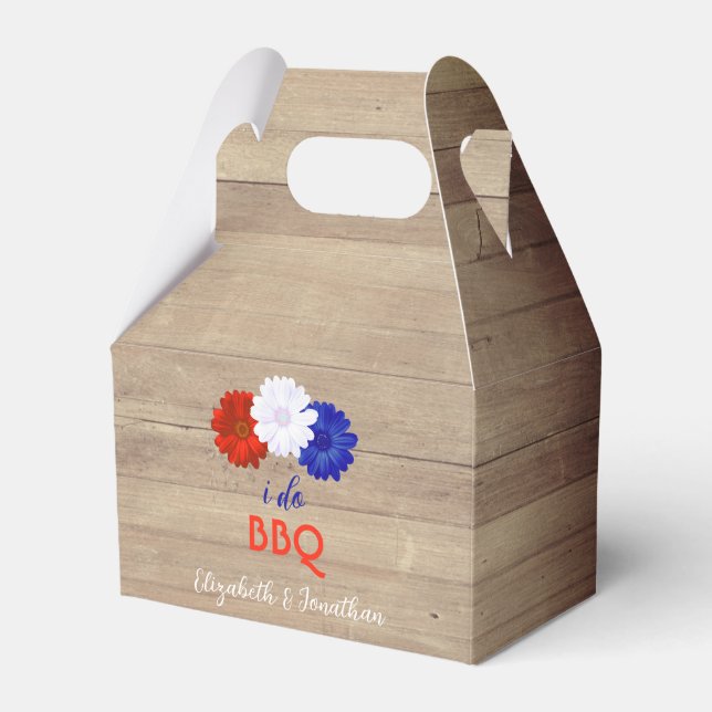 Ballotins Je fais du BBQ Fleur patriotique (Verso)