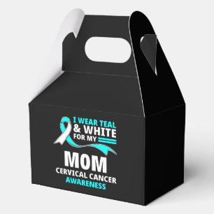Ballotins Je Porte Le Sarcelle Et Blanc Ma Mère Cancer Du Co