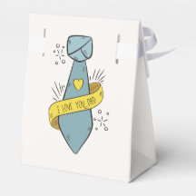 Je t'aime Fête des pères papa | BALLOTIN