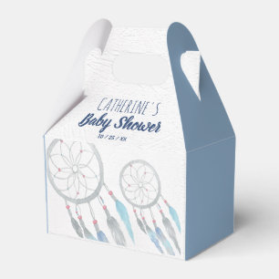 Ballotins Joli Baby shower Boho Dreamcatcher bleu