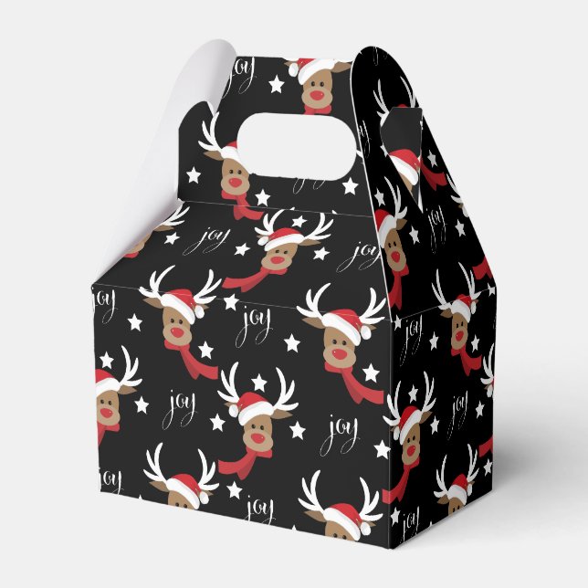 Ballotins Joli Ballotin de cerfs de Noël - Gable (Verso)
