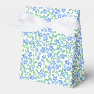 Ballotins Joli bleu bleu bleu vert blanc persil Fleurs