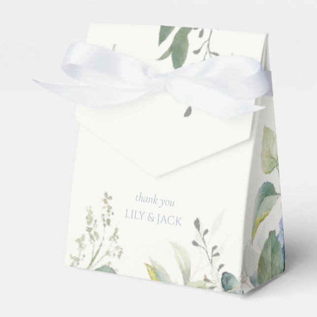 Ballotins Joli bleu et blanc Hydrangea Mariage d'événement (Verso)
