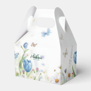 Ballotins Joli bouquet de fleurs sauvages de printemps vert 