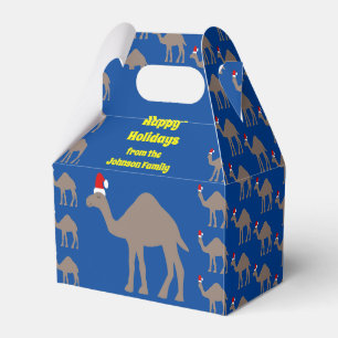 Ballotins Joli Camel de Noël personnalisé