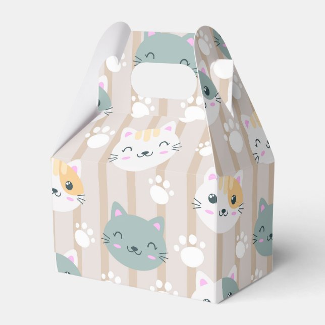 Ballotins joli carrelage amoureux des chats (Verso)