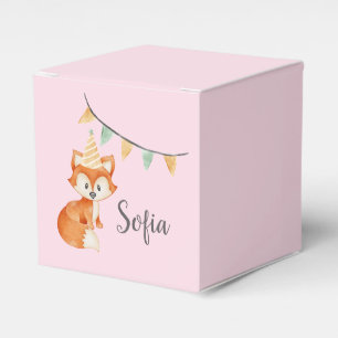 Ballotins Joli Casquette de la fête Woodland Fox Anniversair