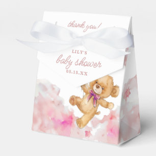 Ballotins Joli Elegant Bearly Wait Pink Girl Baby shower
