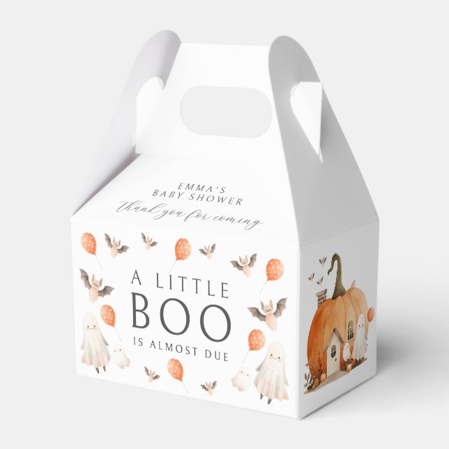 Ballotins Joli Halloween Un Petit Baby shower Boo (Verso)