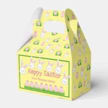 Joli lapin jaune Pastel Oeuf de Pâques