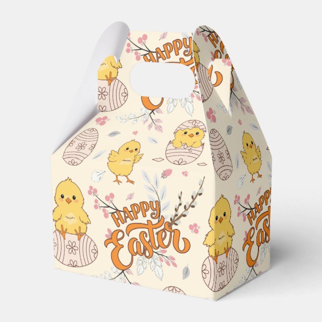 Ballotins Joli Motif de poussins de Pâques (Verso)
