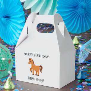 Ballotins Joli petit cheval nom personnalisé anniversaire