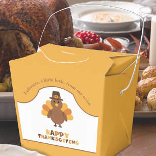 Ballotins Joli reste de dinde de Thanksgiving jaune à emport