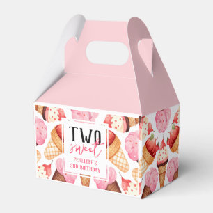 Ballotins Joli rose deux doux 2e Merci d'anniversaire