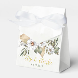 Ballotins Joli Sage White Peony Mariage Boîte de Faveur