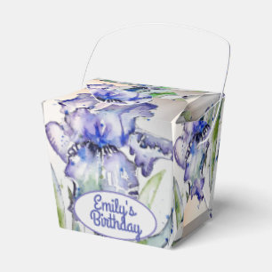 Ballotins Jolie boîte cadeau de gâteau d'anniversaire à fleu