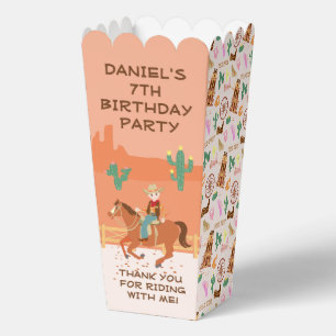 Ballotins Jolie Cowgirl et cheval fête d'anniversaire