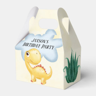 Ballotins Jolie Dinosaure Jaune Boy Anniversaire