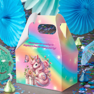 Ballotins Jolie licorne de remerciement pour deuxième annive