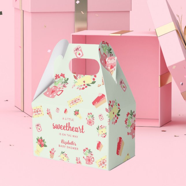 Ballotins Jolie petite amoureuse sur le chemin Baby shower (Créateur téléchargé)