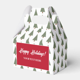 Ballotins Jolie pinède motif fête de Noël Favoriser Box